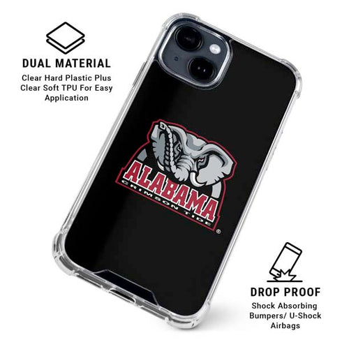 University of Alabama Primary Logo iPhone 15 Clear Case